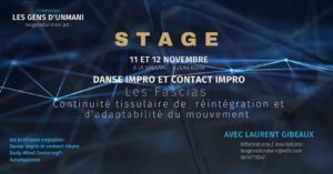 Stage à Jézeau danse impro et contact avec les Fascias