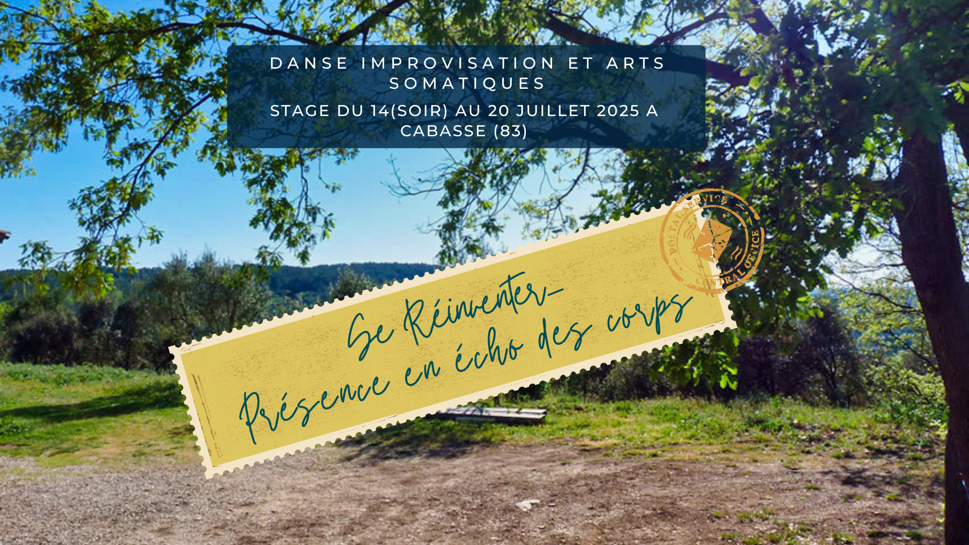 Stage d'été 2025 Se réinventer- Présence en écho des corps